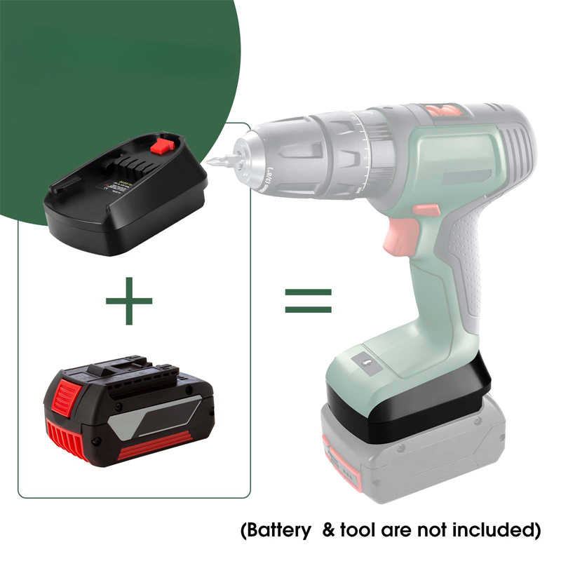 Battery Adapter For Bosch/Dewa - Power Tools Green review and price